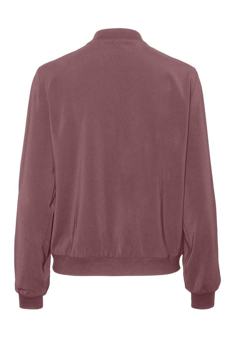 Lässige einfarbige Bomberjacke