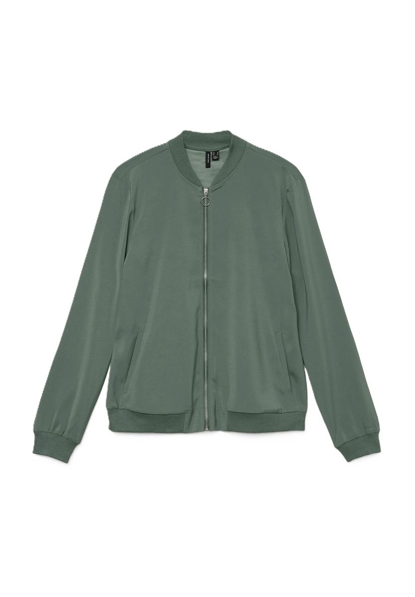 Damen Bomberjacke in Unifarbe