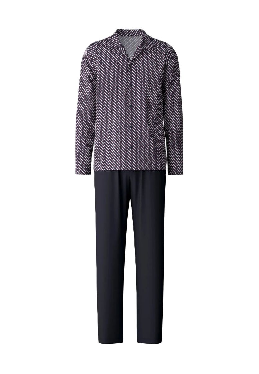 Baumwoll-Pyjama-Set Relax Imprint