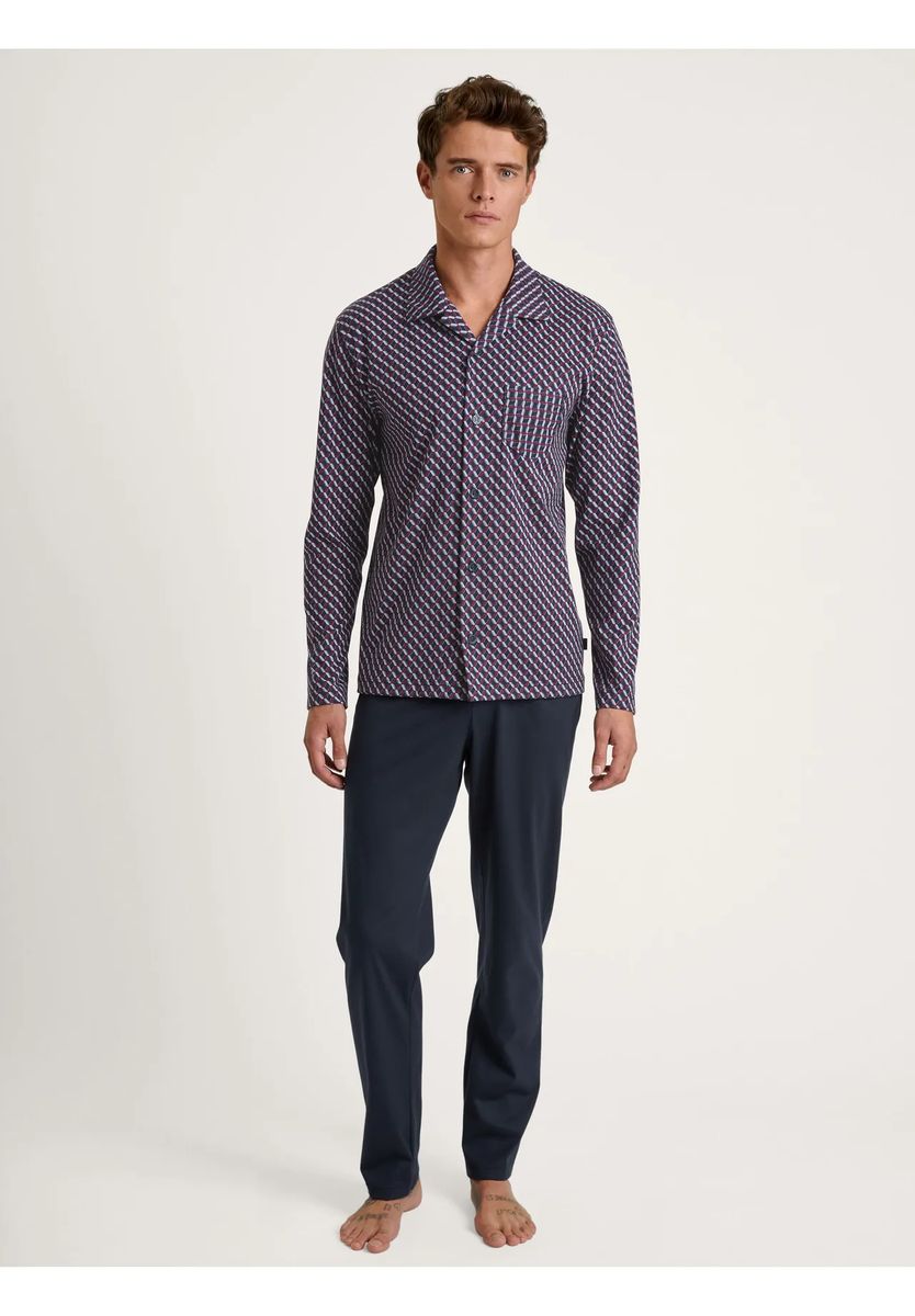 Baumwoll-Pyjama-Set Relax Imprint