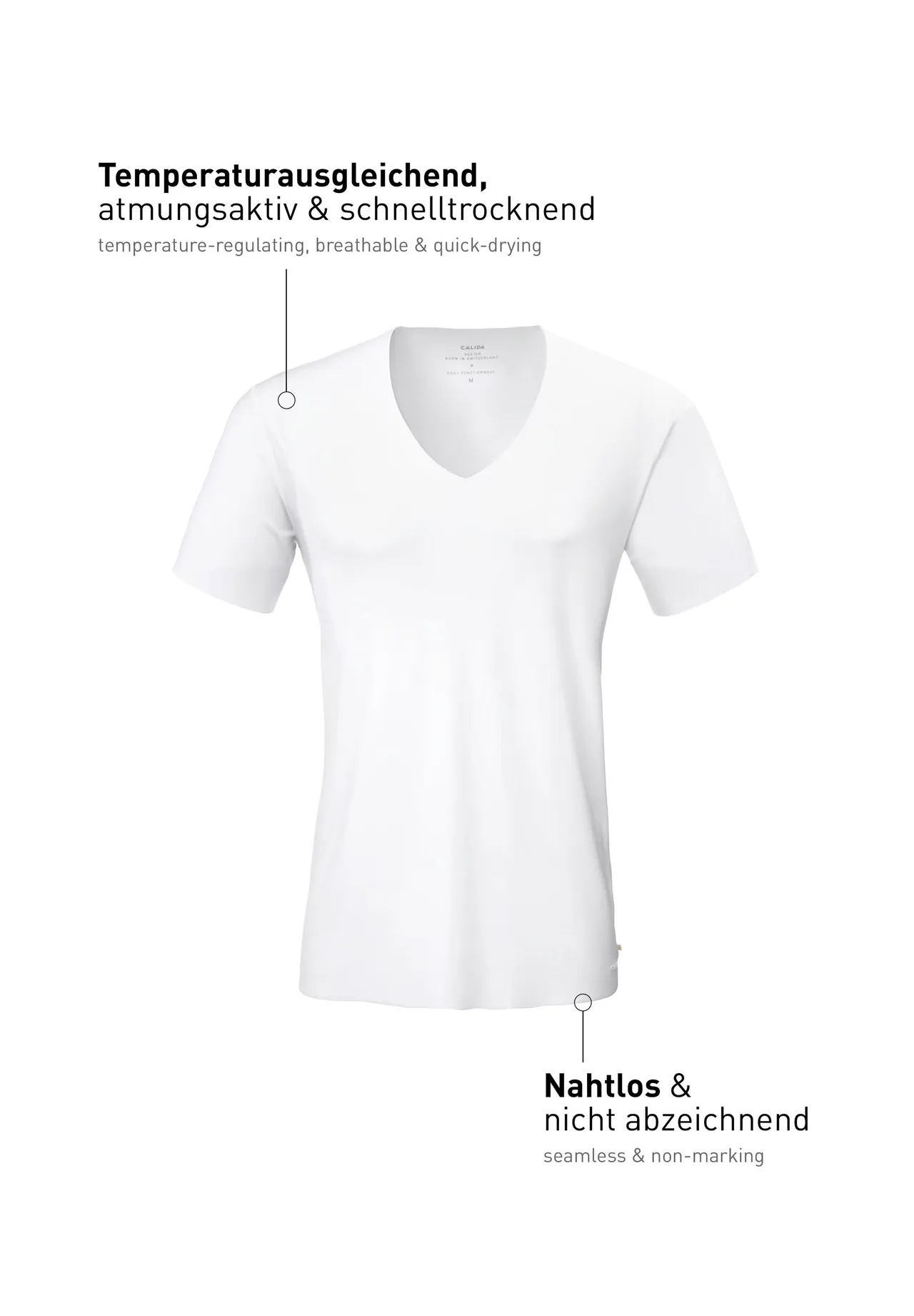Clean Line Modal V-Neck Shirt