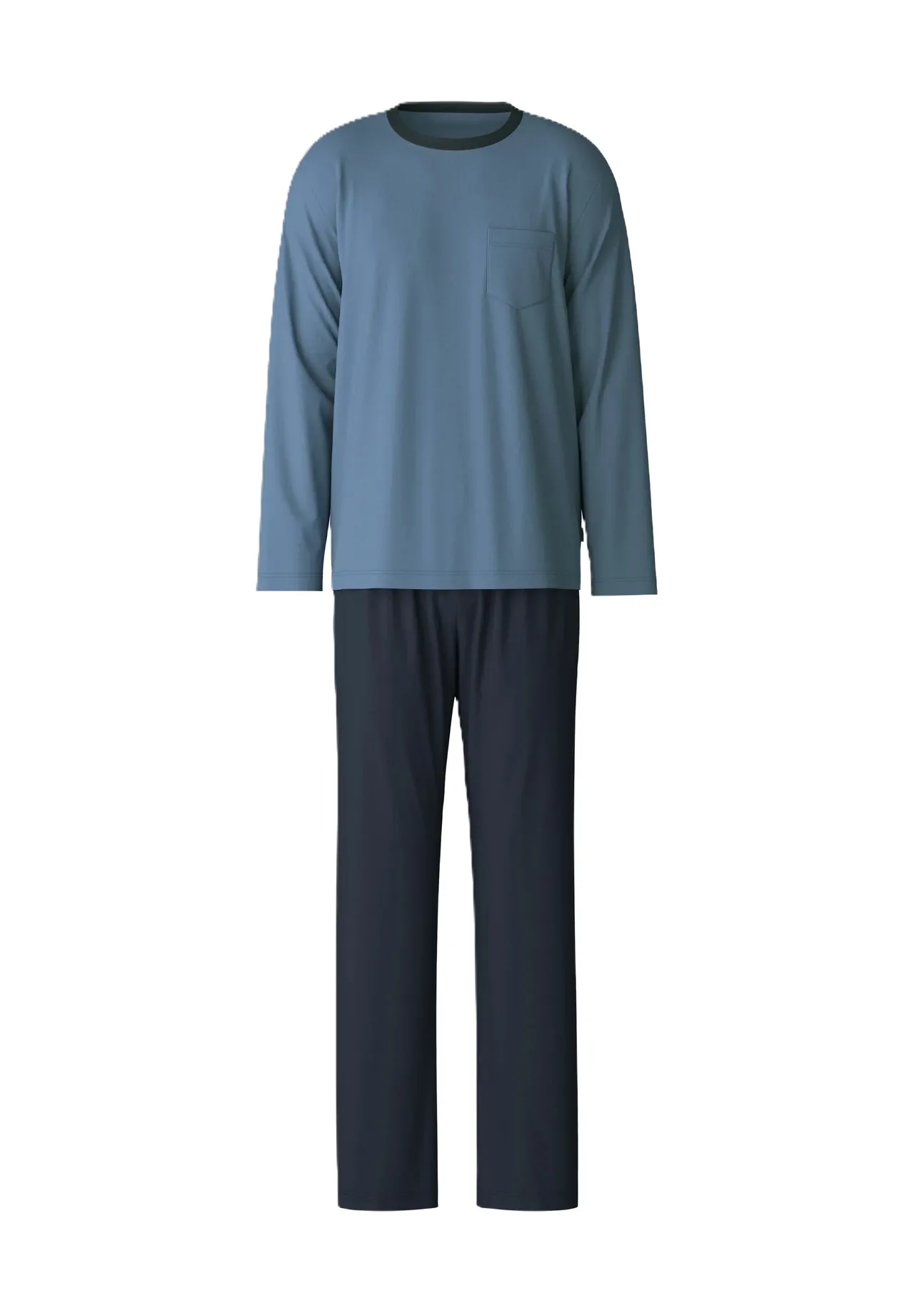 Entspanntes Pyjama-Set aus Bio-Baumwolle