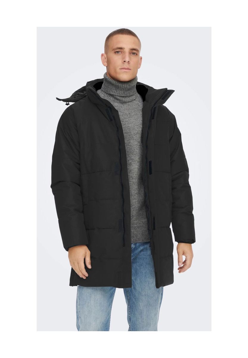 Gesteppte Herren Longline Steppjacke