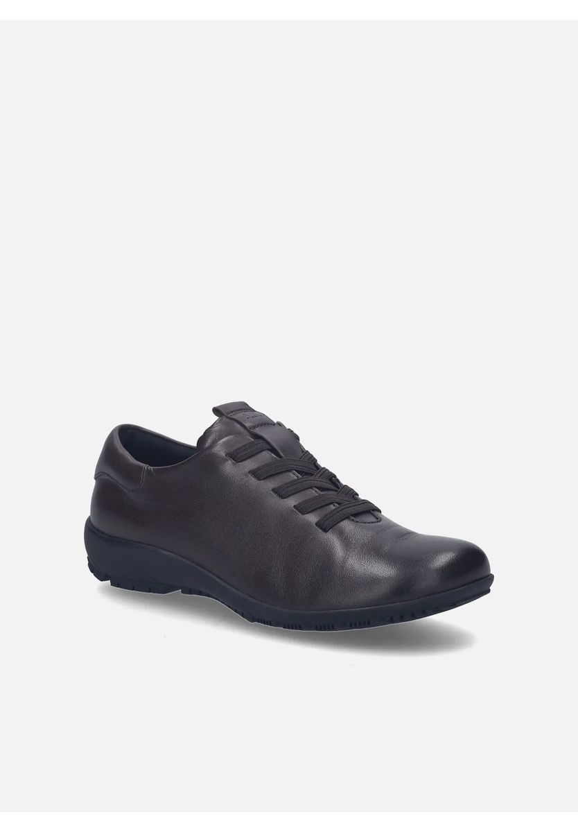Minimalistische Leder-Schnürschuhe