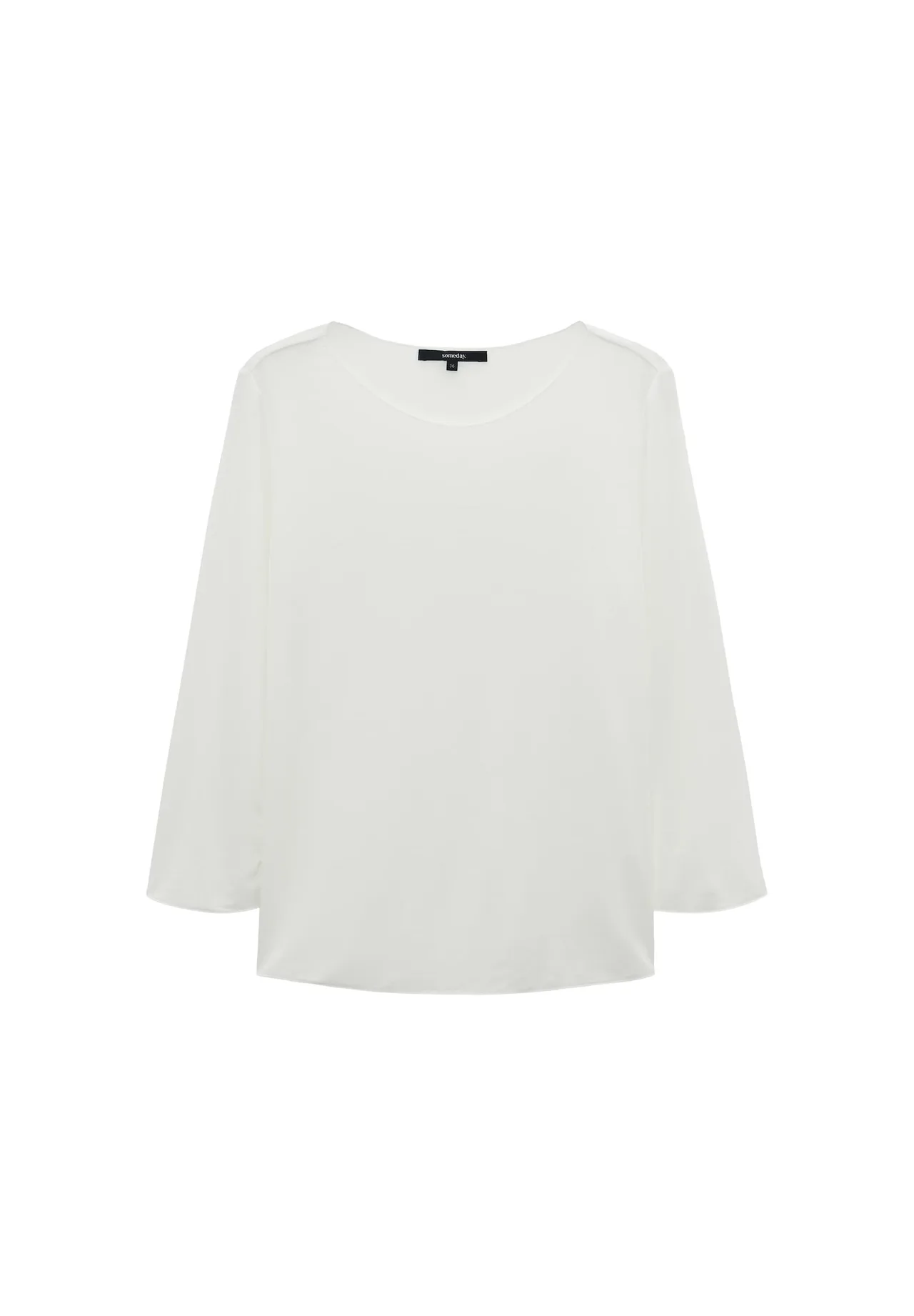 Minimalistisches Shirt mit Rundhalsausschnitt