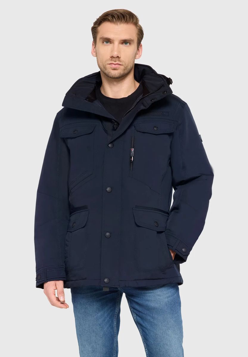Wetterfester Winterparka mit mehreren Taschen
