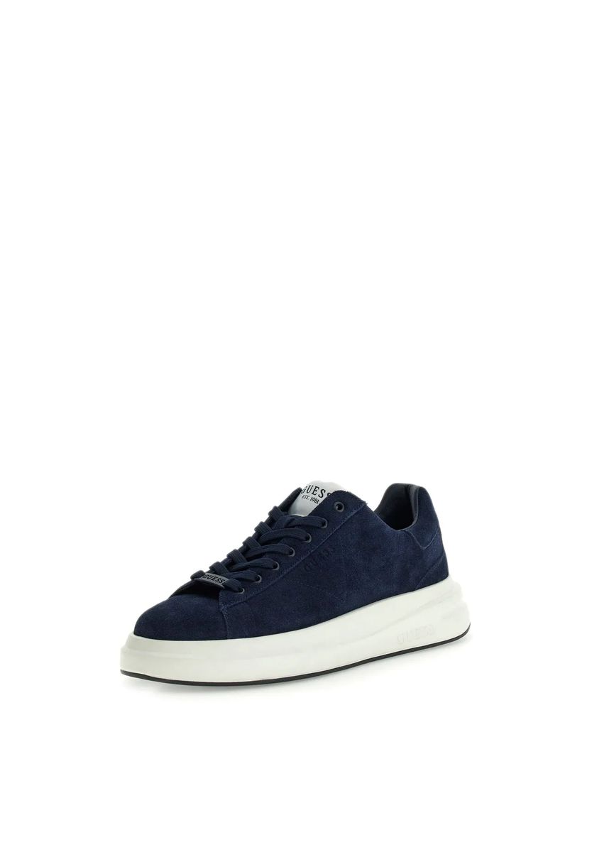 Zeitgenössische Wildleder Plateau-Sneaker