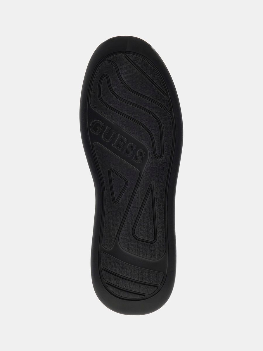 Zeitgenössische Wildleder Plateau-Sneaker