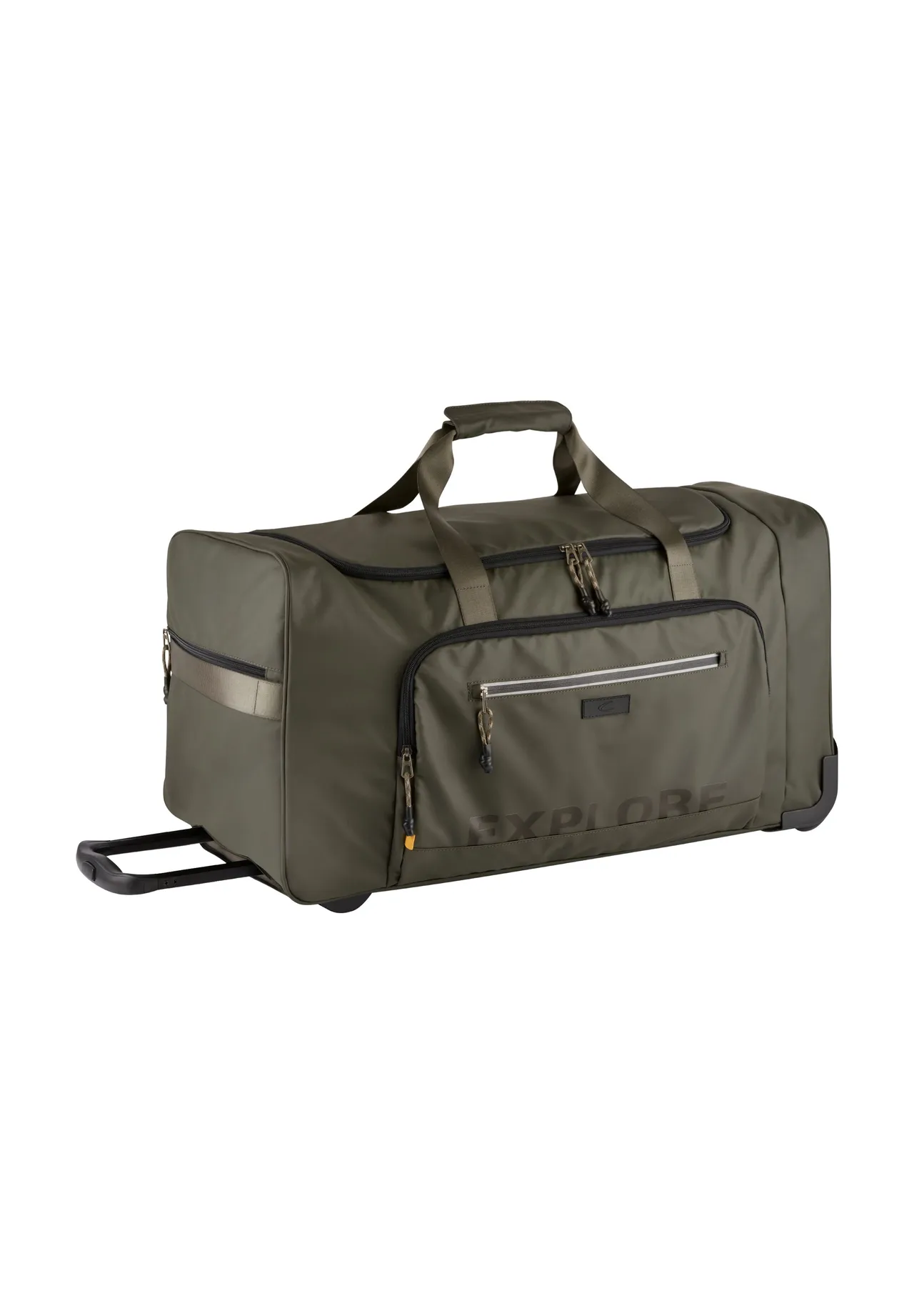 Robuste Rollen-Reisetasche mit Reflektoren