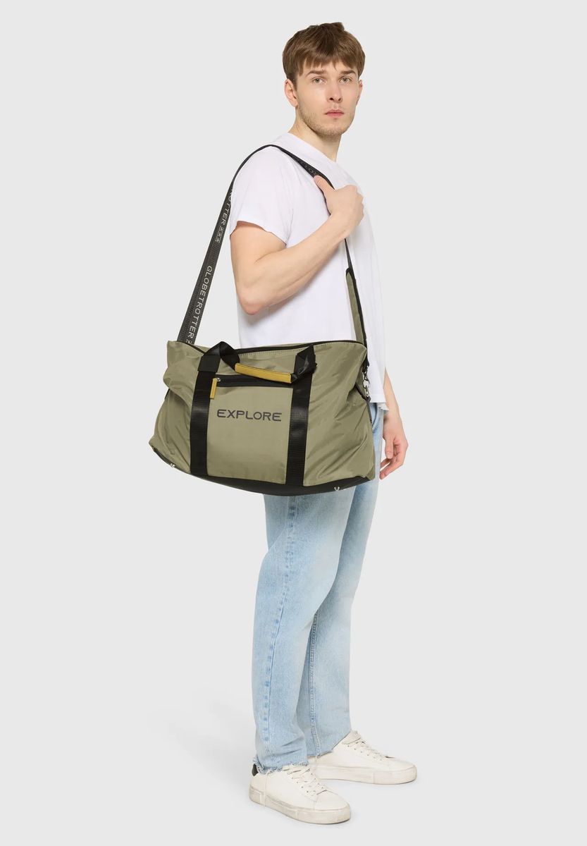Utility-Duffle-Tasche mit Explore-Print