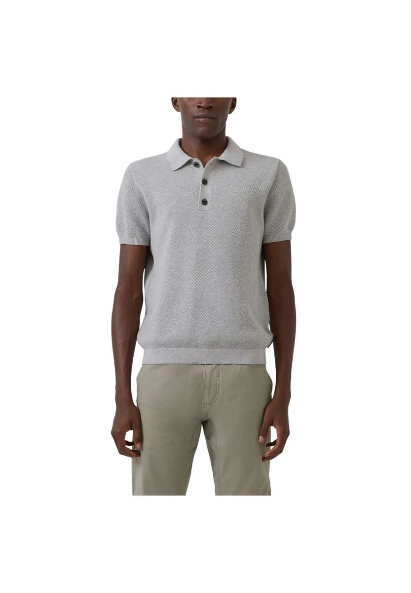 Kurzärmeliges Strick-Poloshirt