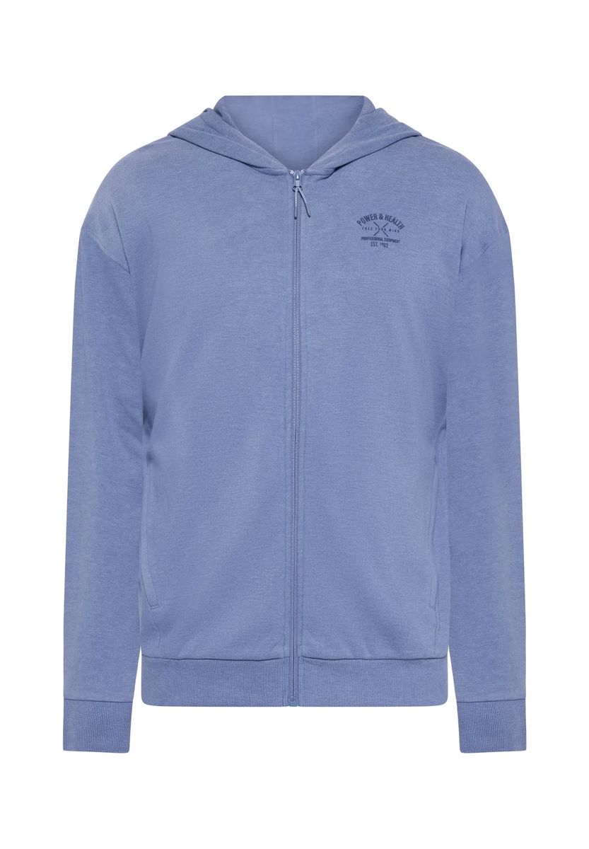 Sportliche Trainingsjacke mit Kapuze