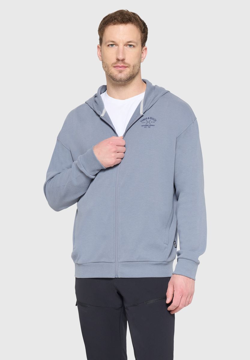 Minimalistische Kapuzenjacke mit Logo
