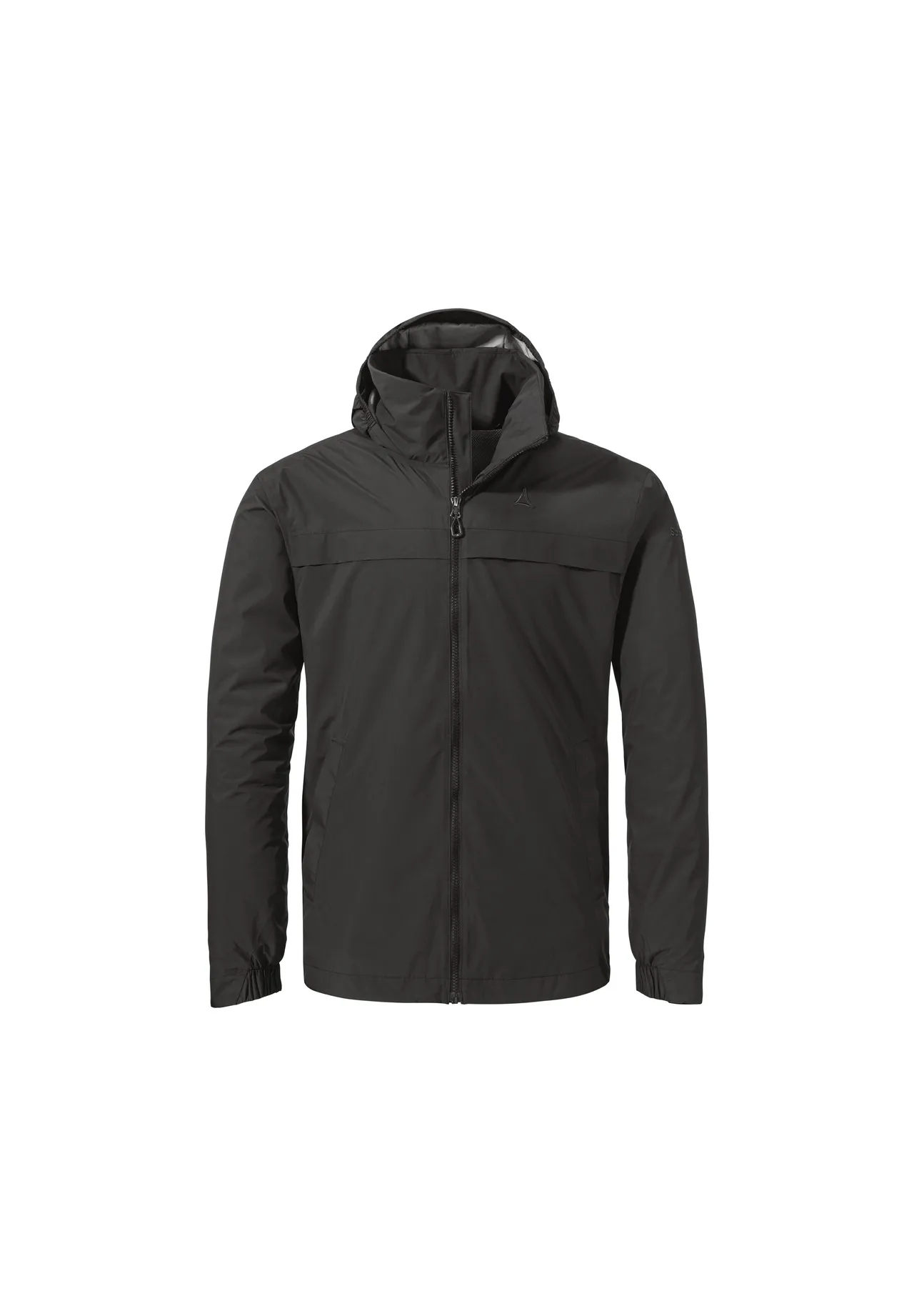 Minimalistische Softshelljacke mit Kapuze
