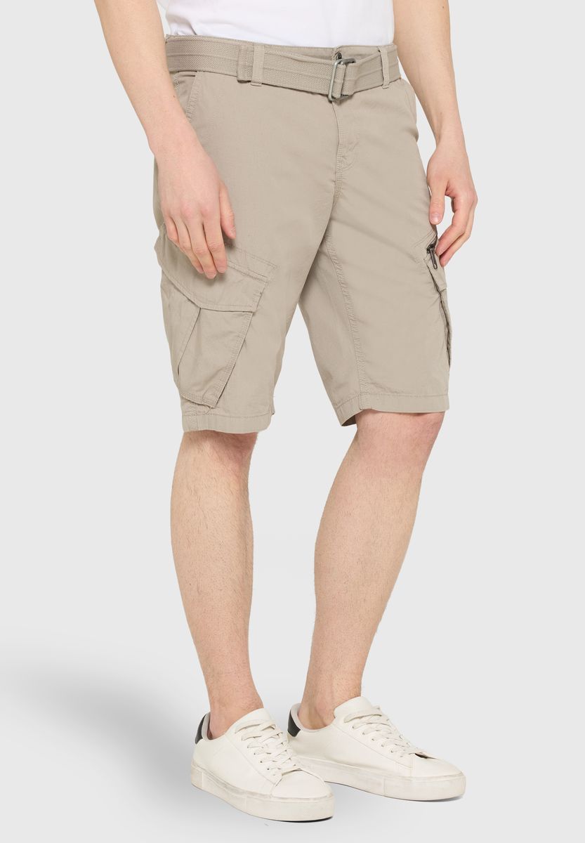 Utility Cargo-Bermudashorts mit Gürtel