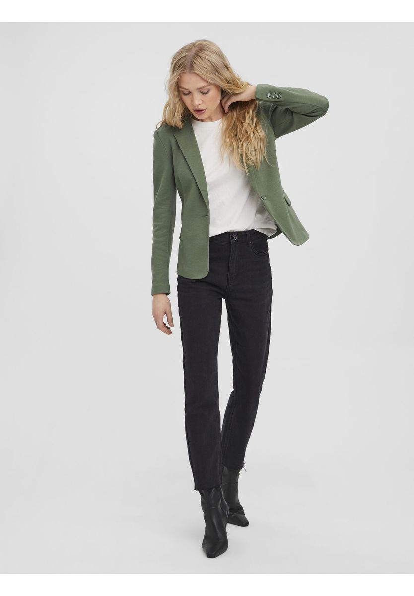 Lässiger, einreihiger Blazer mit Taschen