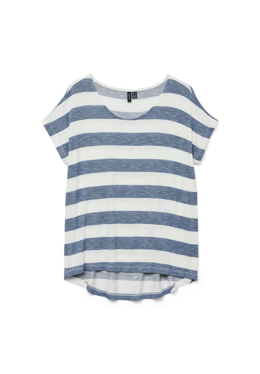 Gestreiftes T-Shirt mit lockerer Passform