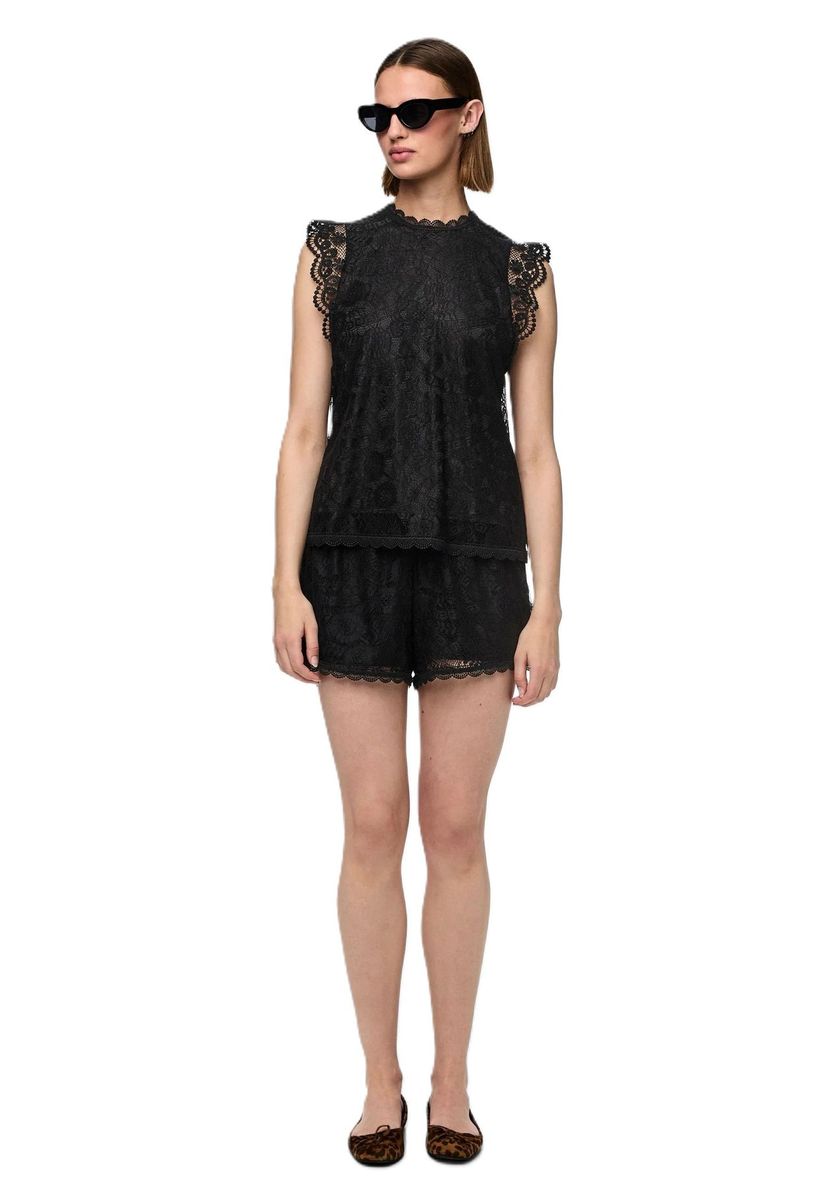 Elegantes ärmelloses Spitzentop