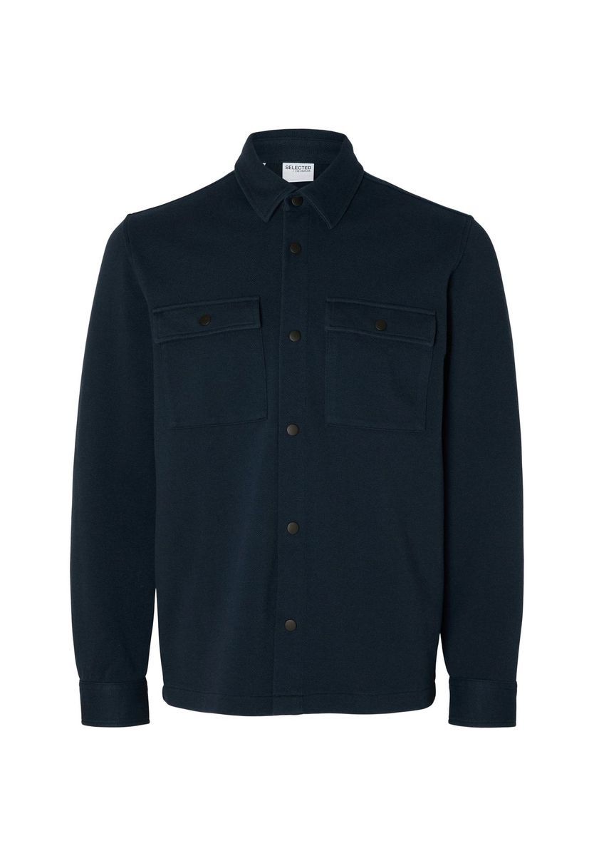 Overshirt aus Baumwollmischung mit regulärer Passform