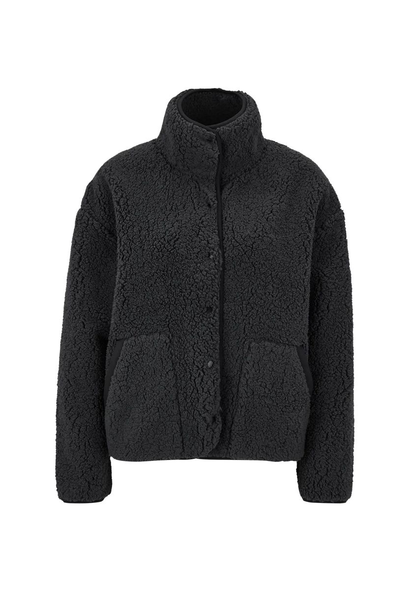 Warmer Teddy-Fleece mit Druckknöpfen