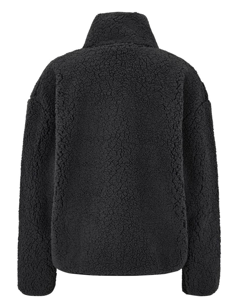 Warmer Teddy-Fleece mit Druckknöpfen