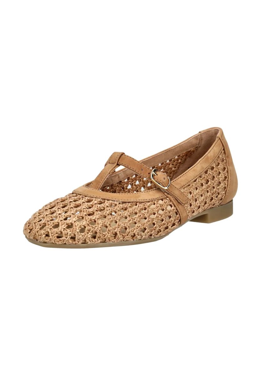 Geflochtene T-Steg Ballerinas