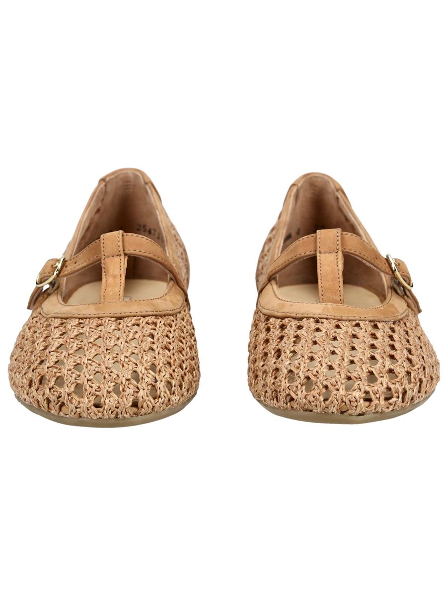 Geflochtene T-Steg Ballerinas