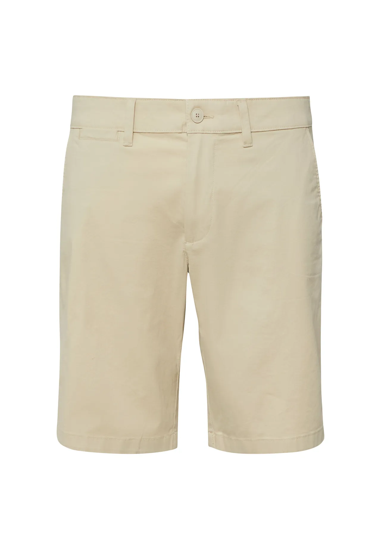 Chino-Shorts mit gerader Passform