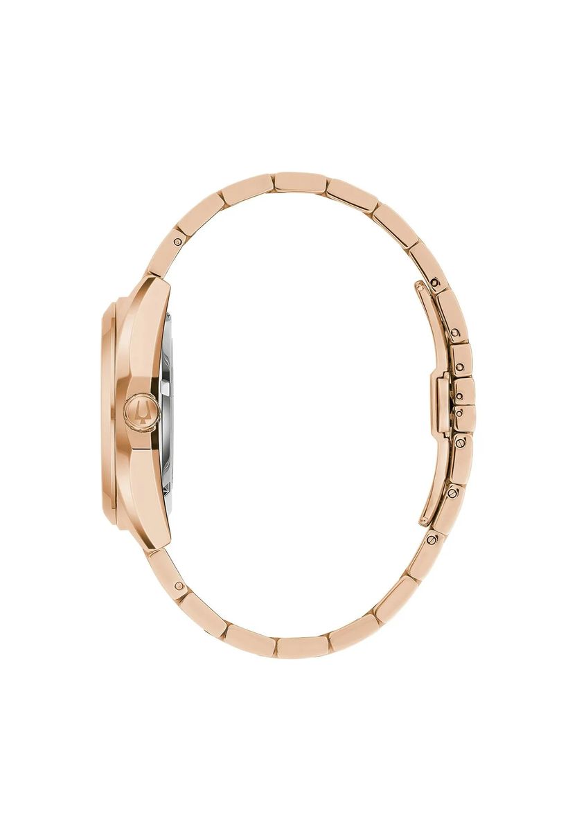 Elegante Automatik-Armbanduhr mit Sonnenschliff-Zifferblatt