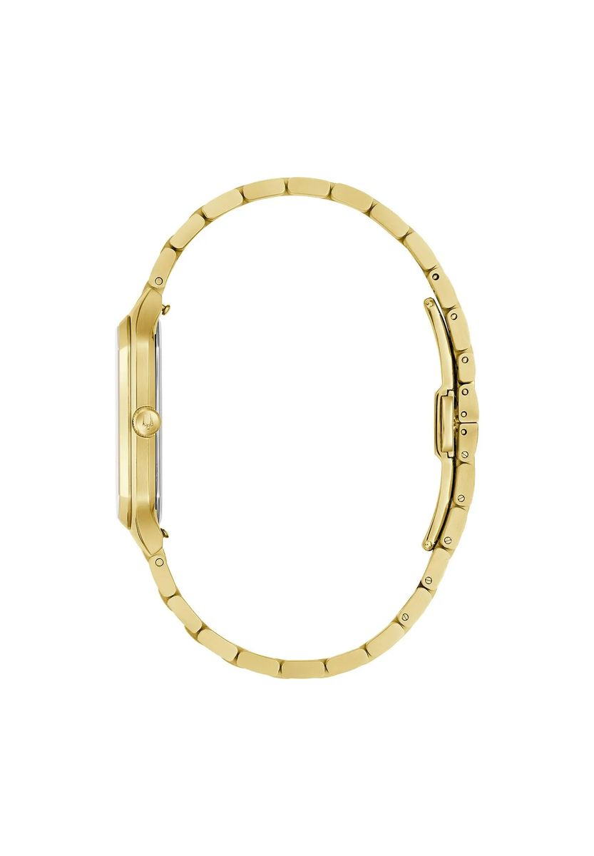 Elegante rechteckige Uhr in Goldoptik