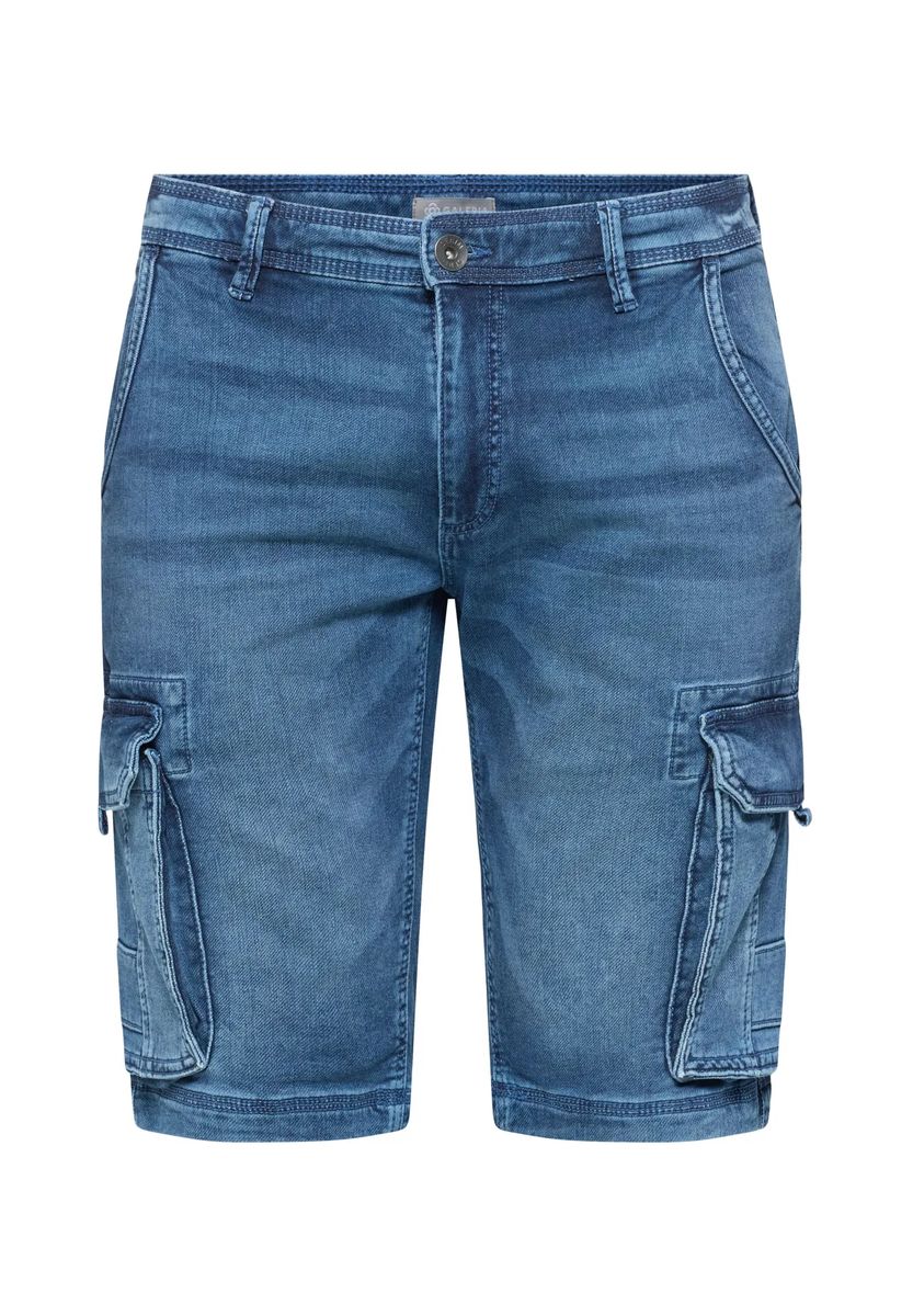 Vielseitige Cargo-Denim-Bermudas