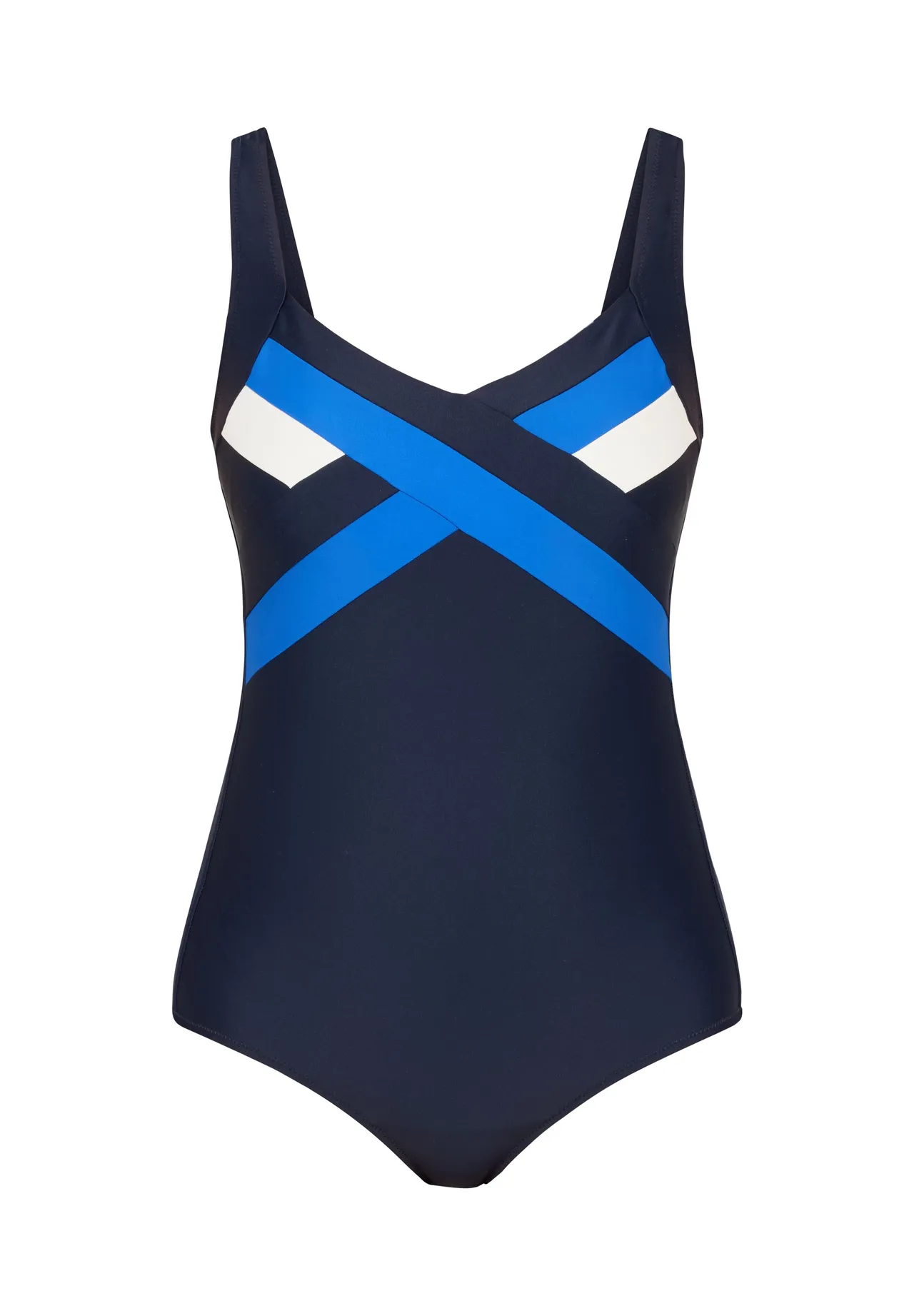 Sportlicher Badeanzug mit Colorblocking