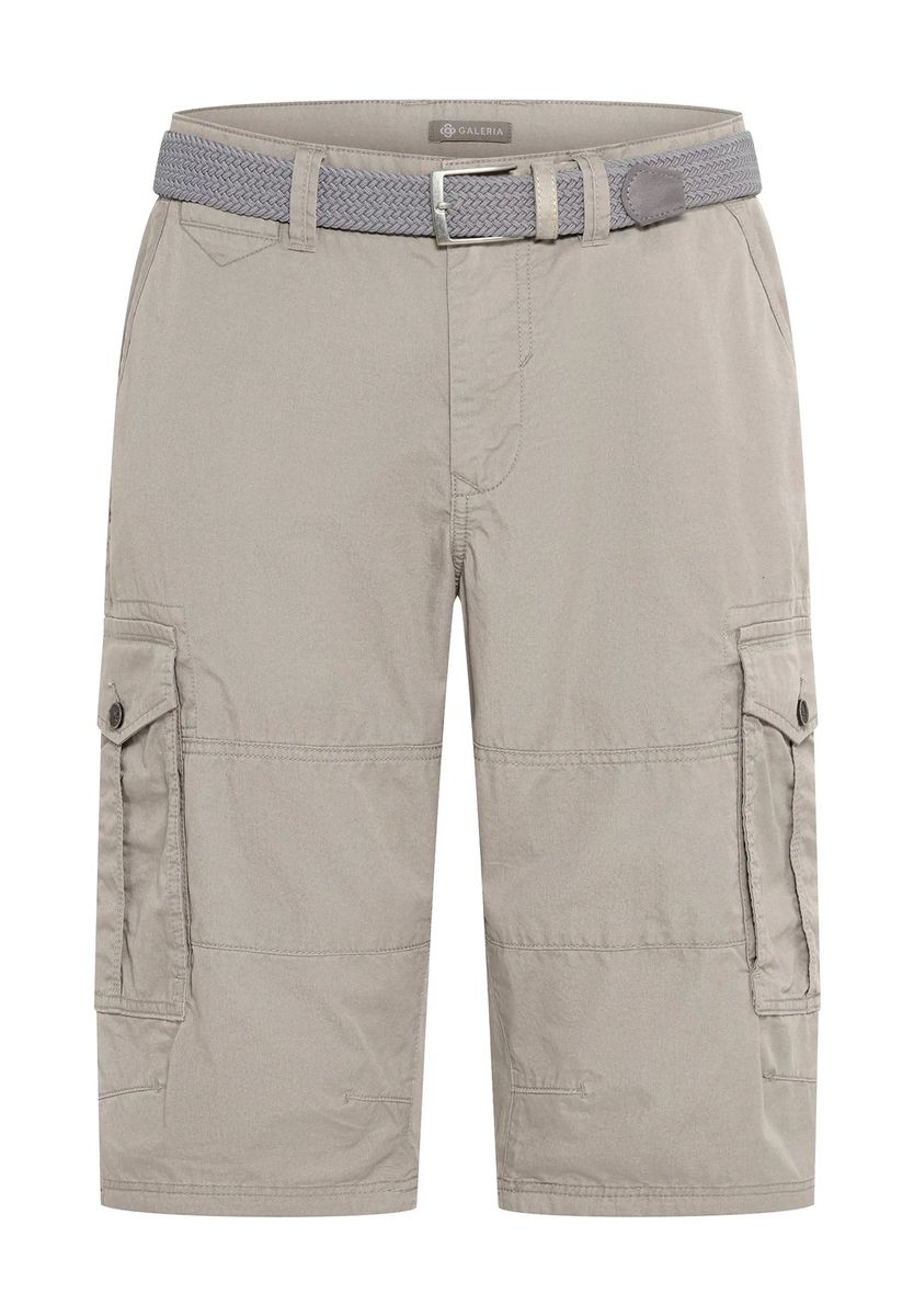 Cargo-Bermudas mit Gürtel