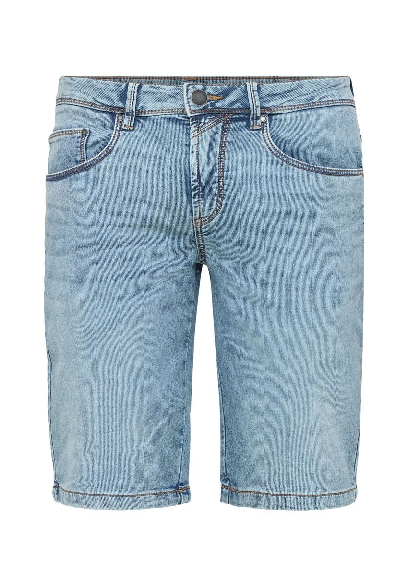 Klassische 5-Pocket Denim-Bermudas