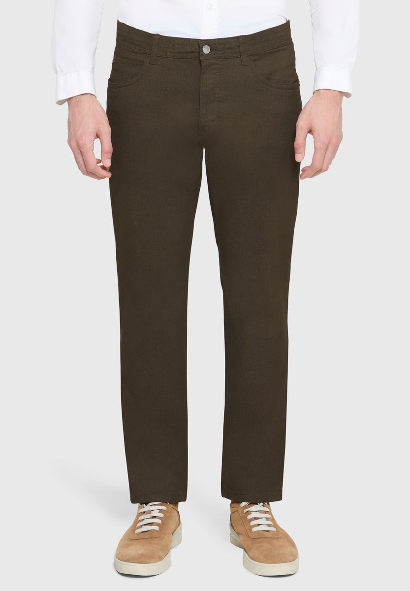 Klassische 5-Pocket Baumwollhose