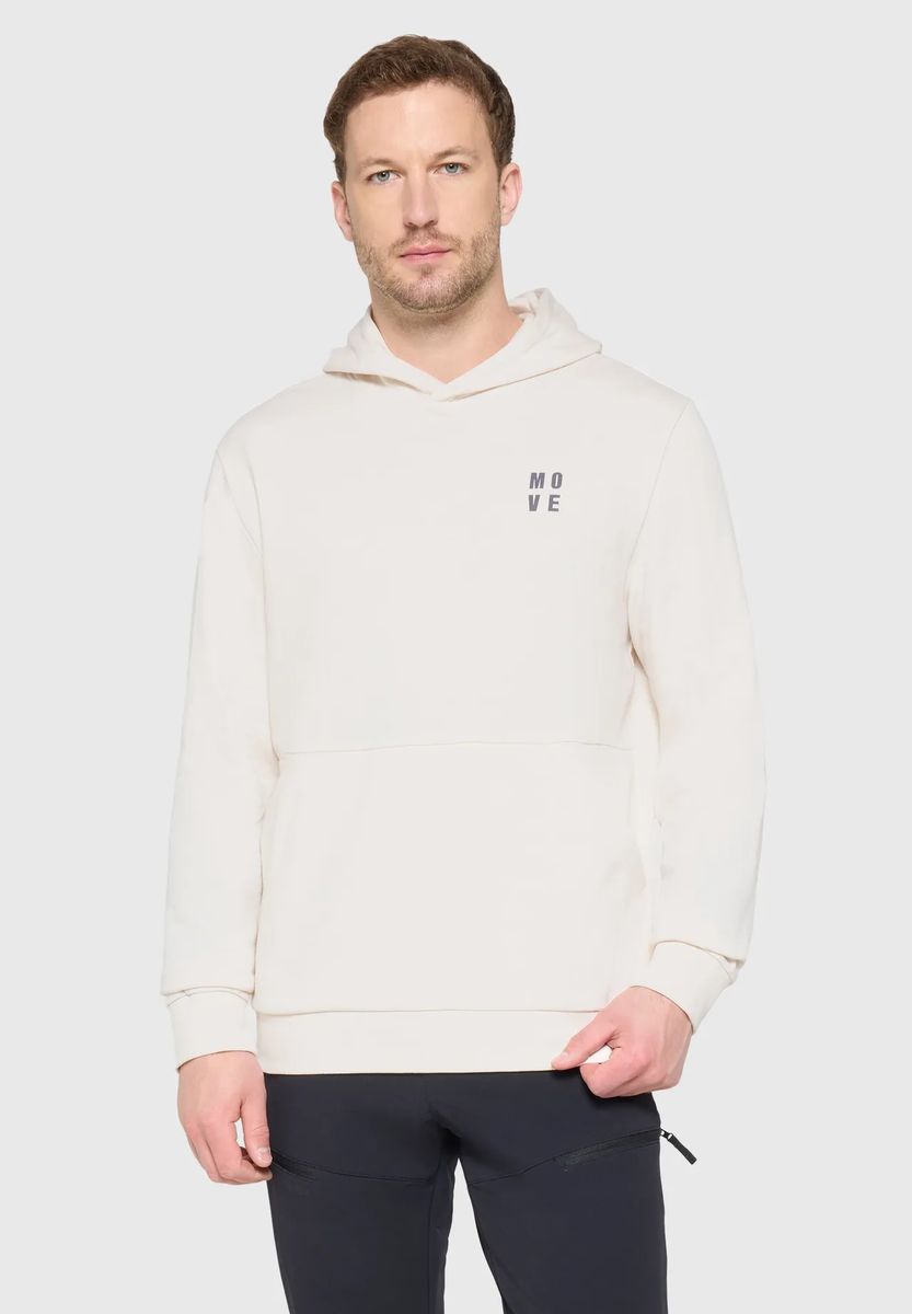 Minimalistischer Kapuzenpullover mit Print