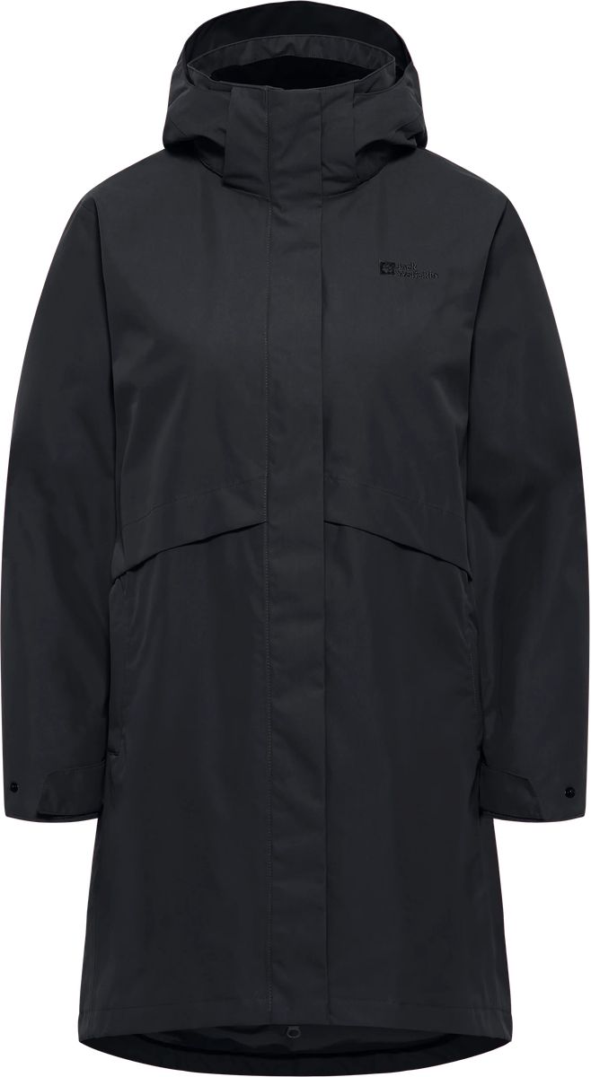 Funktionaler wetterfester Parka mit Kapuze