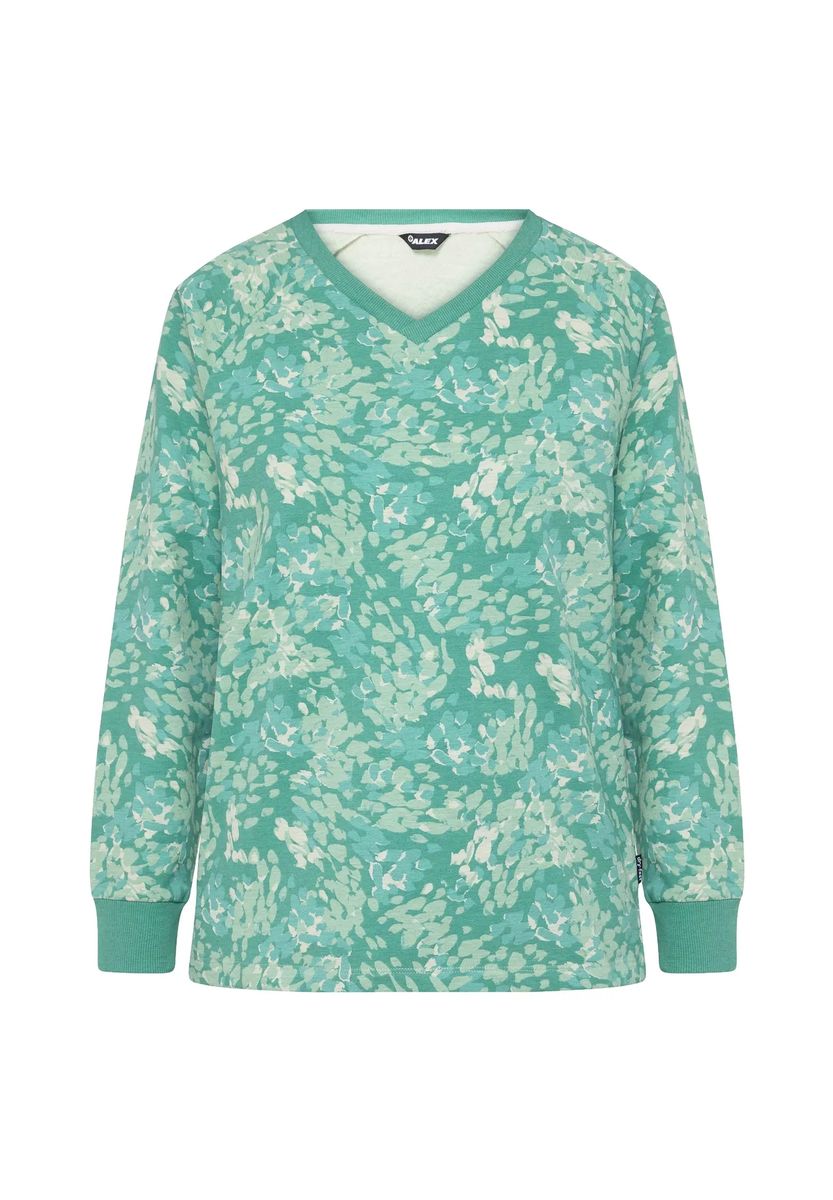 Sweatshirt mit abstraktem Muster