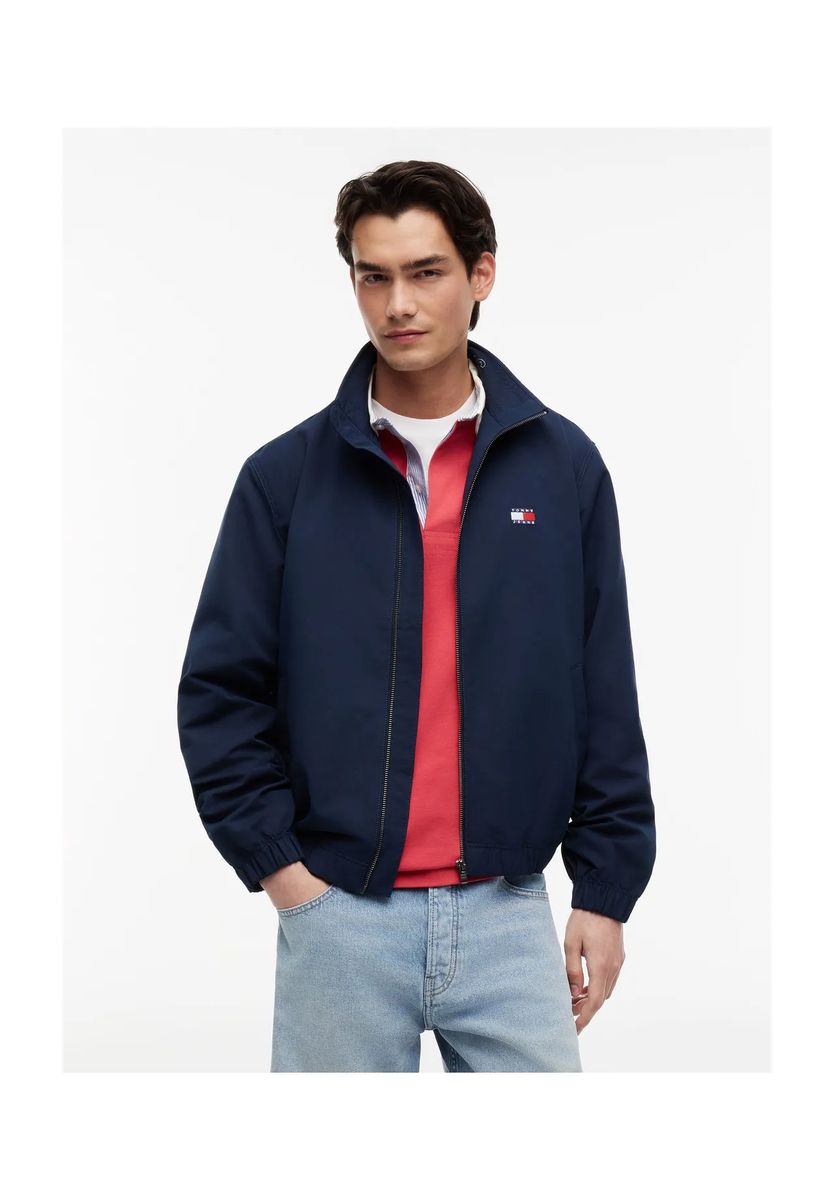 Klassische Blouson-Jacke mit Stehkragen