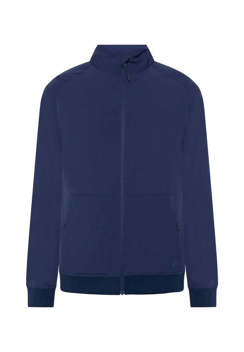 Sportliche Trainingsjacke mit Stehkragen