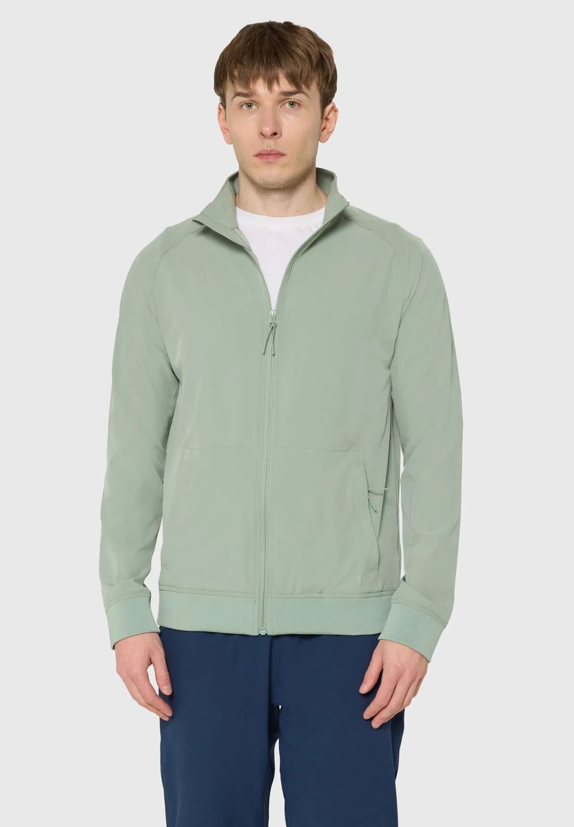 Leichte Trainingsjacke mit Stehkragen
