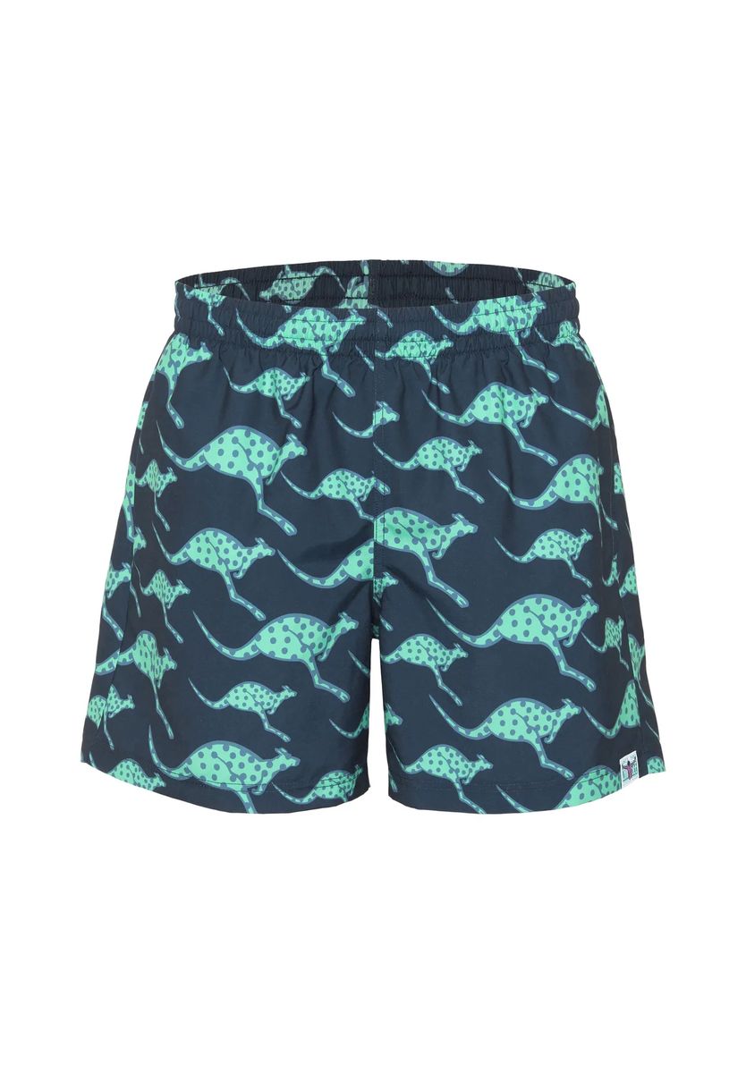 Kangaroo-Print Schnelltrocknende Badeshorts