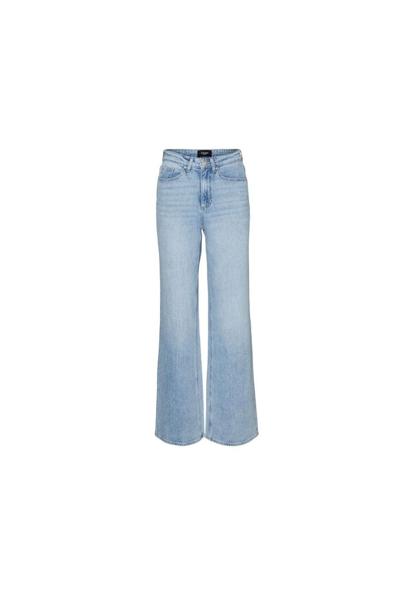 Weit geschnittene Jeans mit hoher Taille
