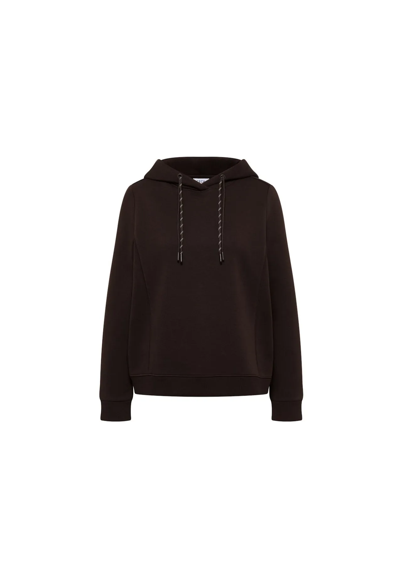 Klassischer Kapuzenpullover mit Tunnelzug und Rippbündchen