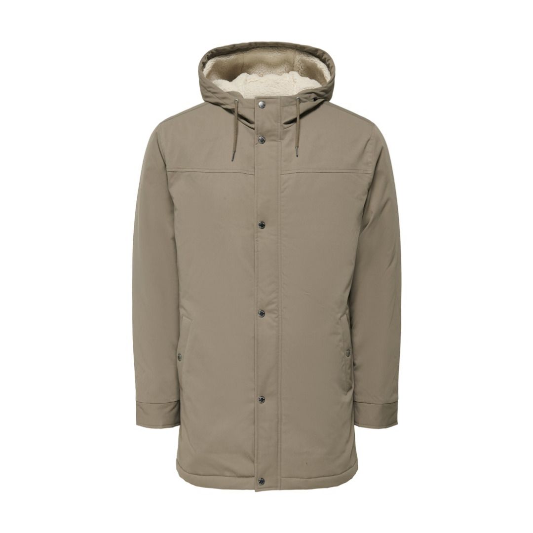 Parka mit Sherpa-Futter und Kapuze