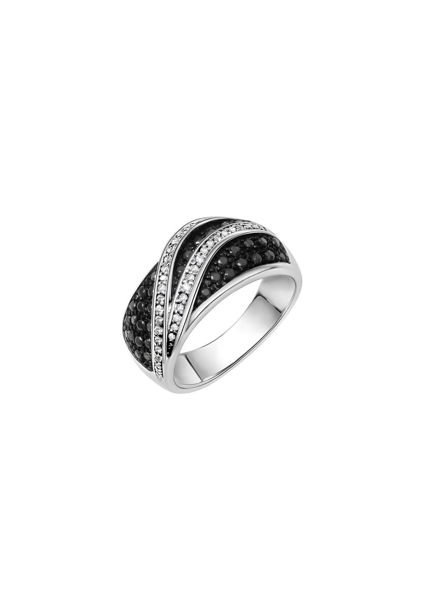 Eleganter Pave-Wellenring
