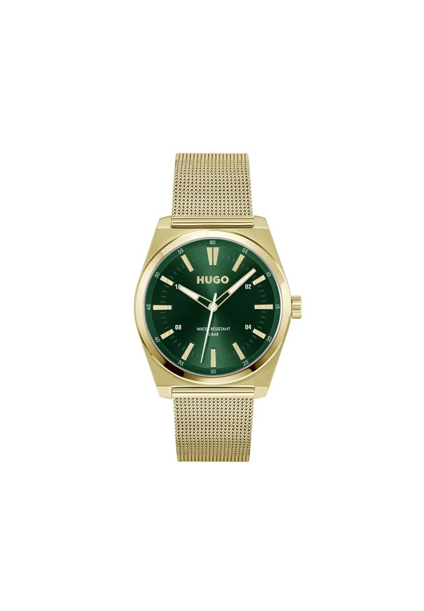Elegante Mesh-Armbanduhr