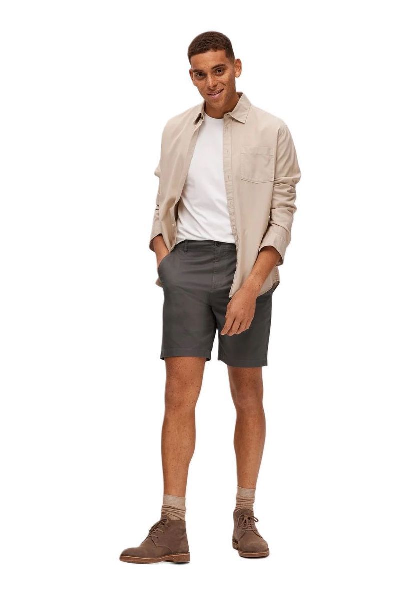 Herren Chino Bermuda Shorts uni