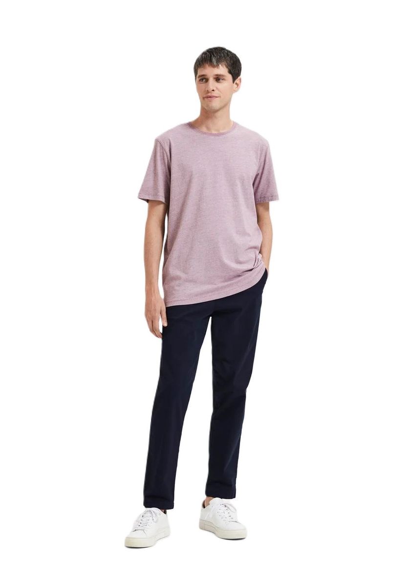 Klassisches Baumwoll T-Shirt mit Rundhalsausschnitt