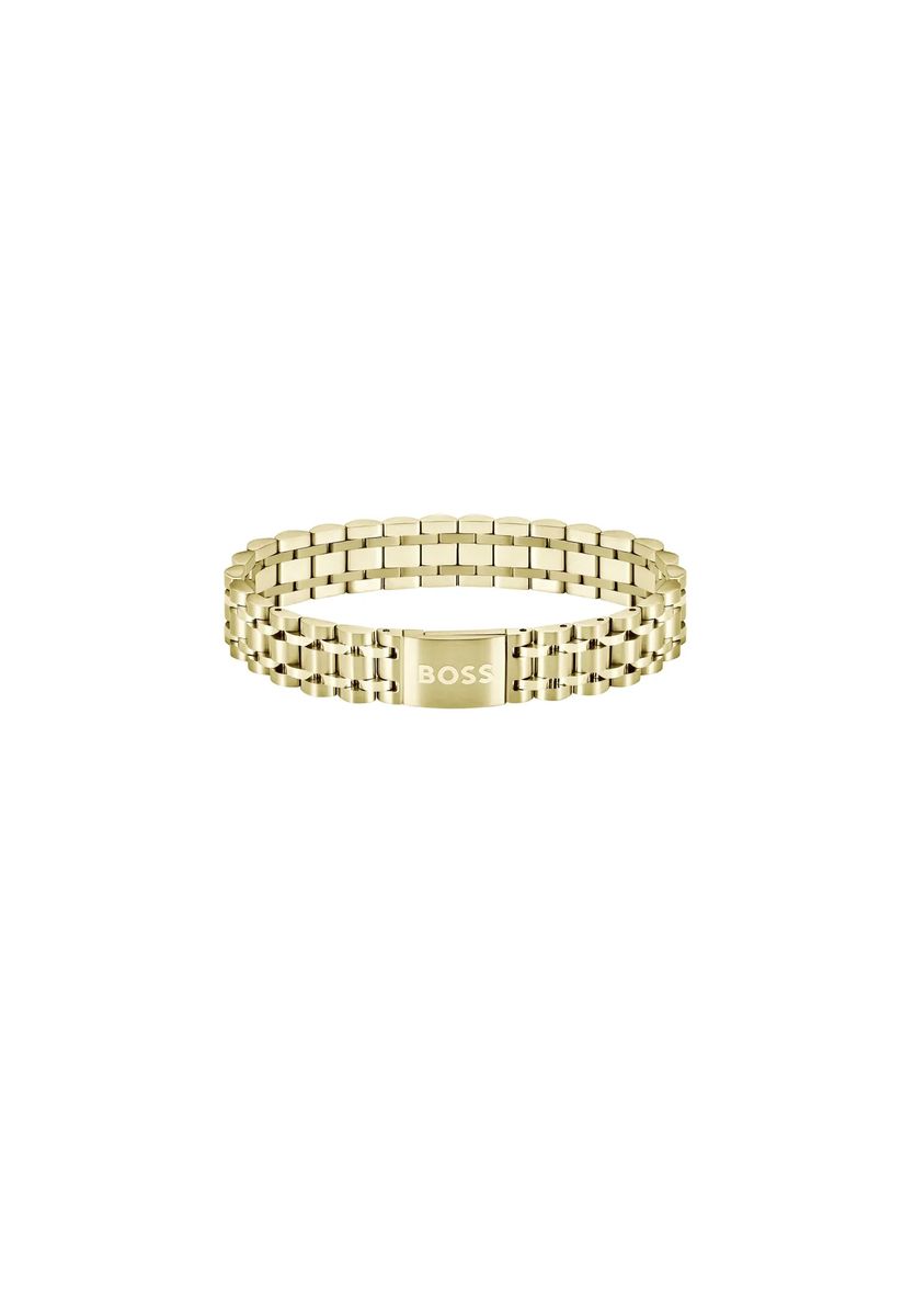 Elegantes goldfarbenes Gliederkettenarmband